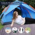 thumbnail image 3 of REDCAMP Waterproof Camping Tarp, Grey/Green 4 in 1 Multifunctional Tent Footprint for Camping, Hiking, Backpacking, 3 of 7