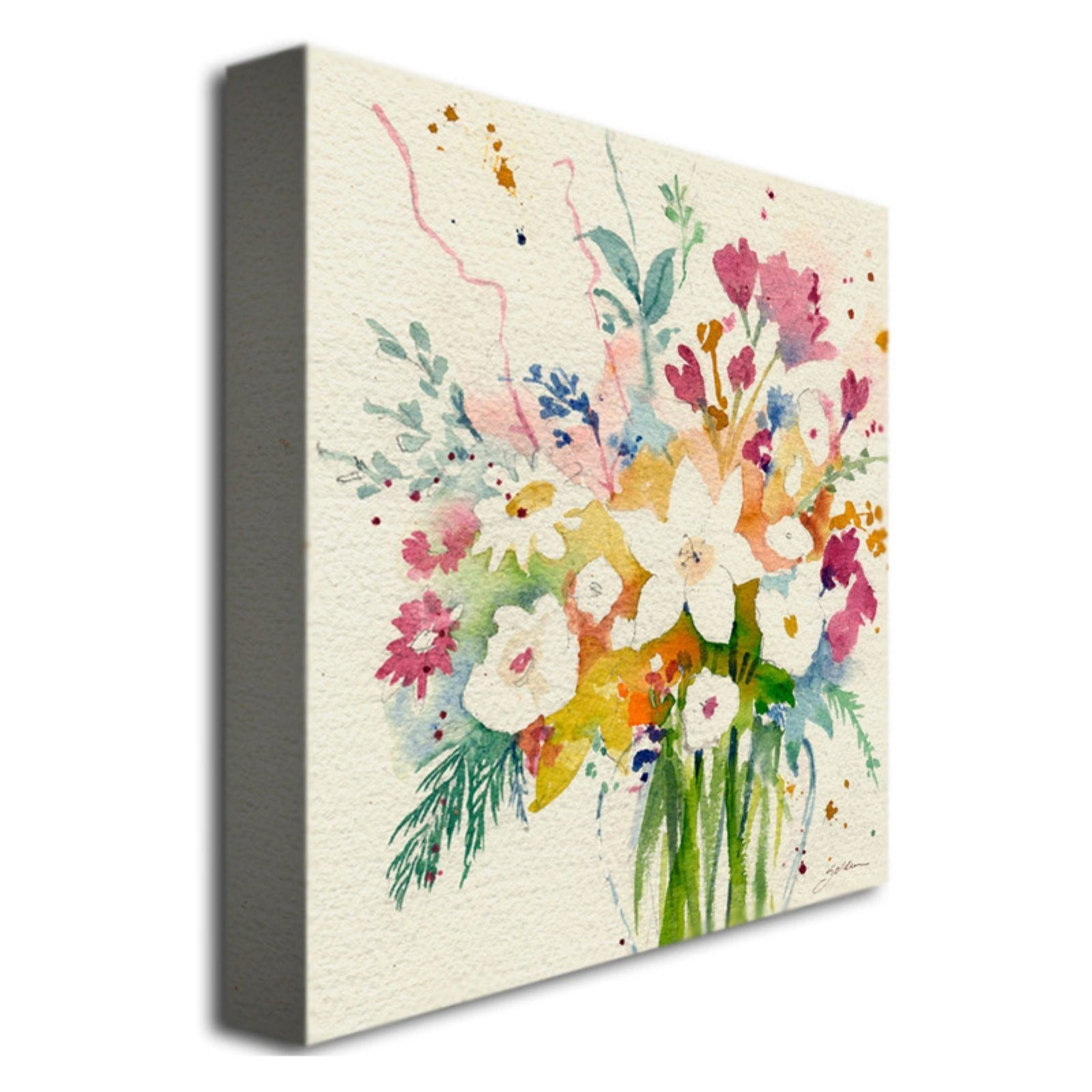 Trademark Art "Dream Bouquet" Canvas Art by Sheila Golden