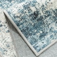 thumbnail image 2 of BERTHMEER 6'x9' Modern Area Rug for Living Room Bedroom Dining Room Washable Non-Slip Abstract 3D Textured Hard Rugs, Blue Multi, 2 of 6