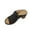 Black, variant on RUIYANQI Women's Open Toe Wedge Mules Adjustable Buckle Strap Sandals Trendy Fashion Summer Beach Footwear Comfortable Casual Walking Shoes Outdoor Daily Wear Black Women Sandal