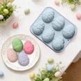 thumbnail image 4 of zhangmingg 3D Easter Egg Silicone Rabbit Chocolate Baking Tray Non-Stick Cavity Dessert Cake Tool Kit, 4 of 6