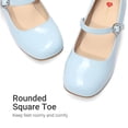 thumbnail image 3 of DREAM PAIRS Girls Mary Jane Low Heel Dress Shoes Flower Party Wedding Pumps for Little and Big Kids, 3 of 6