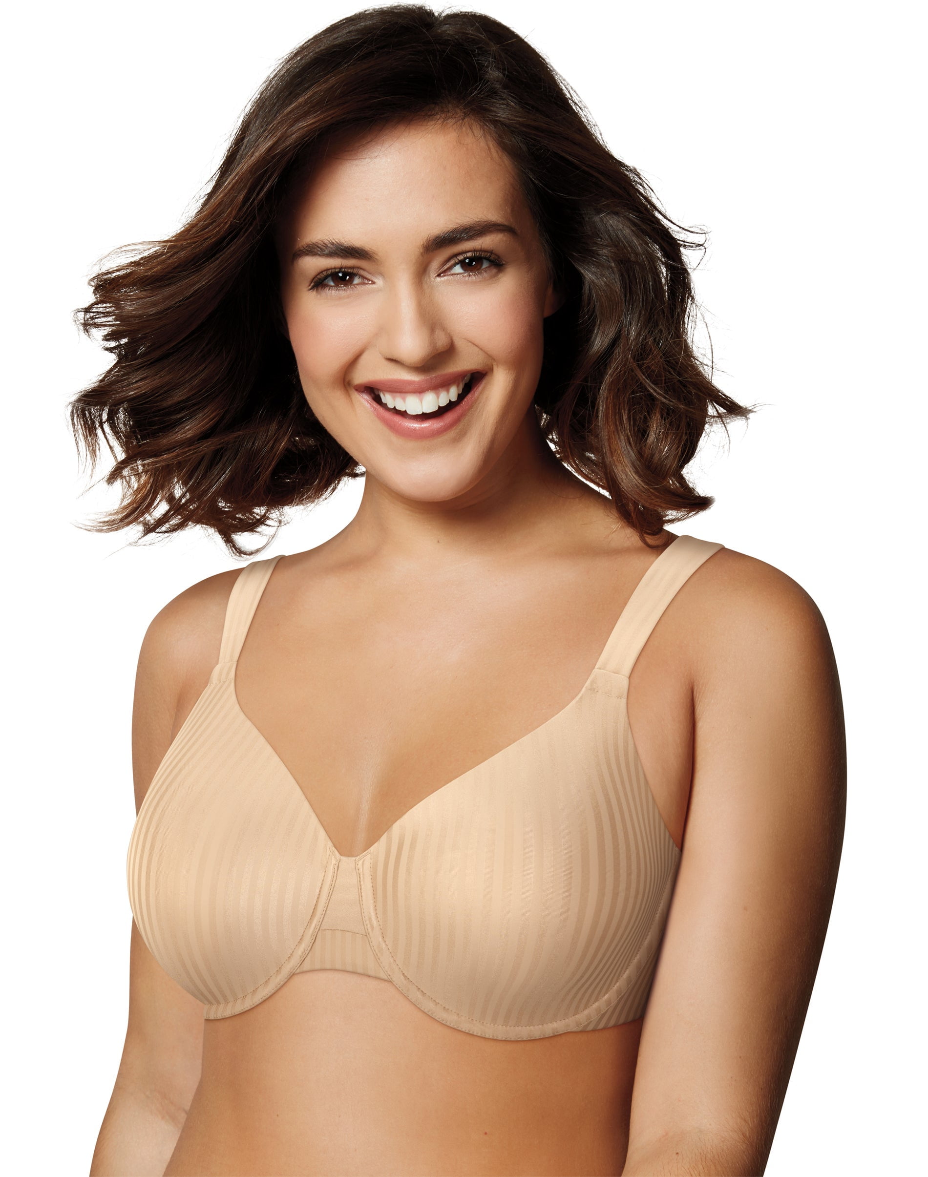 NUDE STRIPE Details about   Playtex Secrets Perfectly Smooth Underwire Bra Size 42C IH3061 