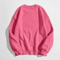thumbnail image 4 of Ediodpoh Women's Casual Long Sleeve Graphic Tee Crew Neck Pullover Tops Letter Print sweatshirts for women Hot Pink XXL, 4 of 6