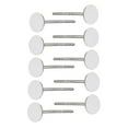 thumbnail image 5 of 10 Paris Fashion Jewelry 925 Sterling Flat Pad Post Ear Stud Pin Holder 5mm, 5 of 8
