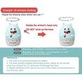 thumbnail image 3 of Jinsinto Red Dollar Mechanical Cute Kitchen Timer (BlueM), 3 of 5