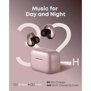Soundcore AeroClip Open-Ear Clip-on Earbuds, Adaptive Comfort & Stable Fit, 4-Mic AI Clear Calls, 12mm Drivers, Powerful Bass, Hi-Res Audio