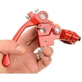 thumbnail image 5 of Red Brake Folding Clutch Lever with Perch for 7/8" Handlebar 110cc 125cc SSR125 SSR70 TTR125 Xmotos Apollo Thumpstar 125 CRF50 XR klx 140 Chinese Pit Dirt Bike Motorcycle, 5 of 16