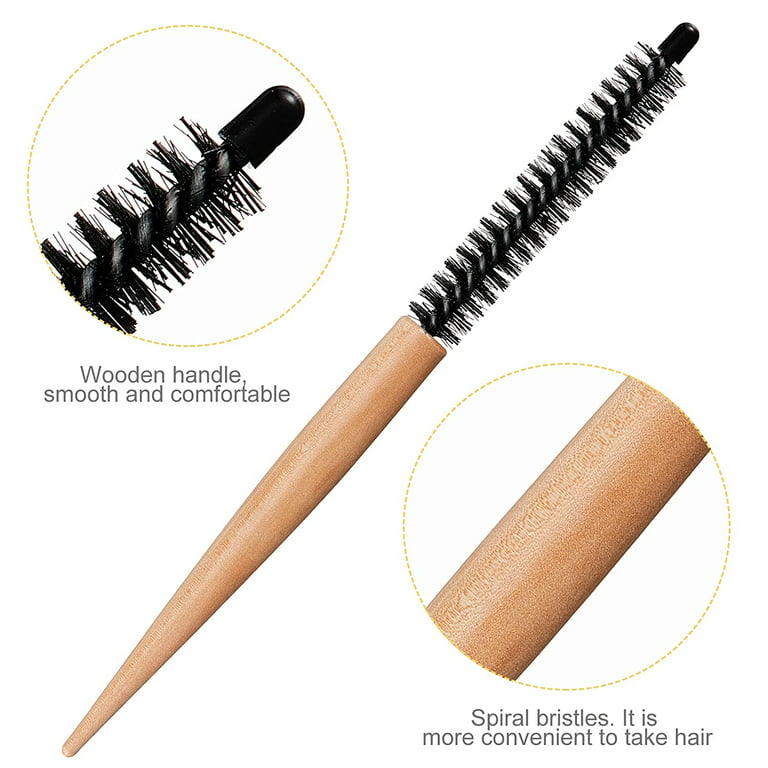 Small Round Brush for Short Hair 1 Inch Mini Quiff Roller for Women and Men  Best for Thin Hair Bangs Beard Styling Lifting Curling Small (Pack of 1)