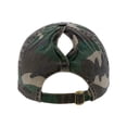 thumbnail image 2 of Infinity Her B97795980 Women Garment-Washed Fashion Print Cap, Fashion Camo - Adjustable, 2 of 2