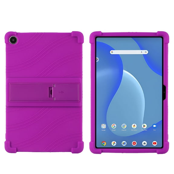 GJX Shockproof Silicone Case for 10.4" Tablet, Anti-Slip, Durable, Precision Cutouts, Slim & Portable, Full Protection (Purple)