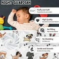 thumbnail image 3 of Cute Cartoon Blanket with Dogs on It for Boys Girls, Soft Little Dogs Baby Crib Flannel Blanket for Nursery, Cozy Warm Puppy Fuzzy Throw Blanket Gift for Dogs Lover Newborn Toddler Pets,(30"x40"), 3 of 9