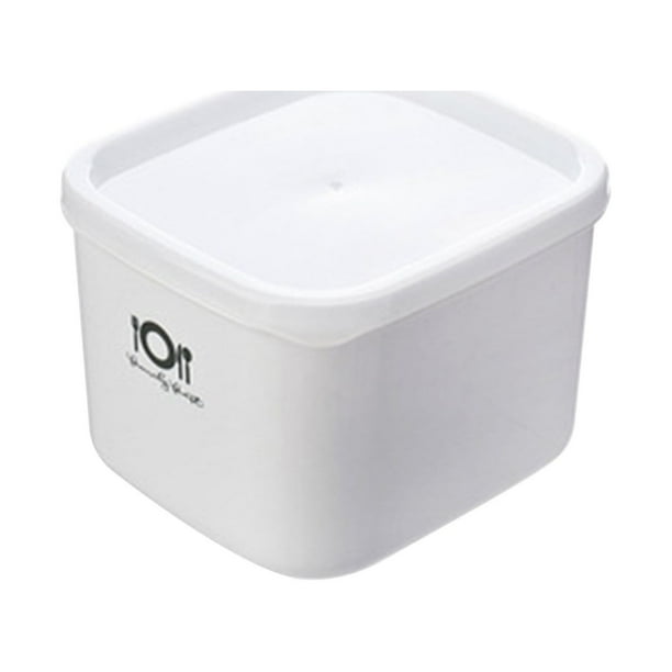 Fiambrera apilable para conservar frutas en el refrigerador con tapa, recipiente de plástico apto para microondas, contenedor rectangular de grado alimenticio para mantener la frescura y