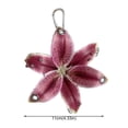 thumbnail image 2 of Lifelike Lily Keychain Bag Charm Simulation Lily Flower Hanging Keyring Pendant Chic Bag Pendant Accessories, 2 of 7