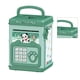 thumbnail image 3 of Caja de ahorro de dinero para niños, caja de seguridad con huella dactilar, contraseña, manual de dibujos animados, alcancía electrónica educativa verde, 3 of 14