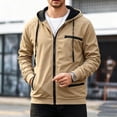 thumbnail image 6 of Thousandth Men's Zip Up Hoodie Lightweight Athletic Track Jacket Cool Casual Slim Fit Daily Wear for Gym Running,Sports Training, 6 of 8
