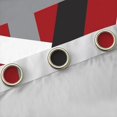 thumbnail image 4 of Manfei Gray Black Stripes Black Out Curtains,Abstract Geometric Lines Curtains Pack of 2 (42x63 Each),Minimalist Stripe Bedroom Curtains For Girls Kids,Microfiber Bedroom Decor, 4 of 6