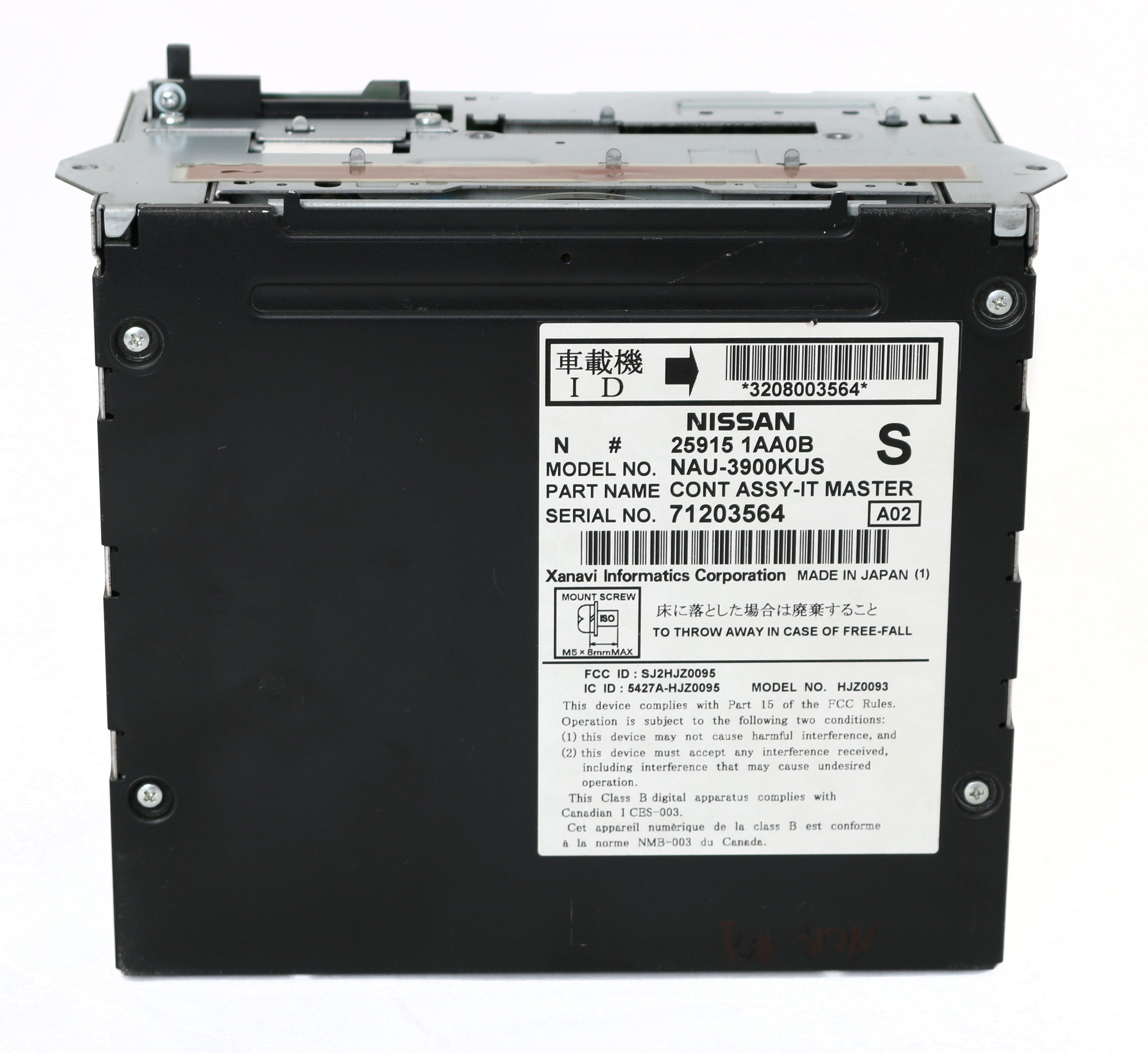 Restored Nissan Maxima 2009 Murano AM FM Radio Single Disc CD Navigation Ready 259151AA0B (Refurbished)