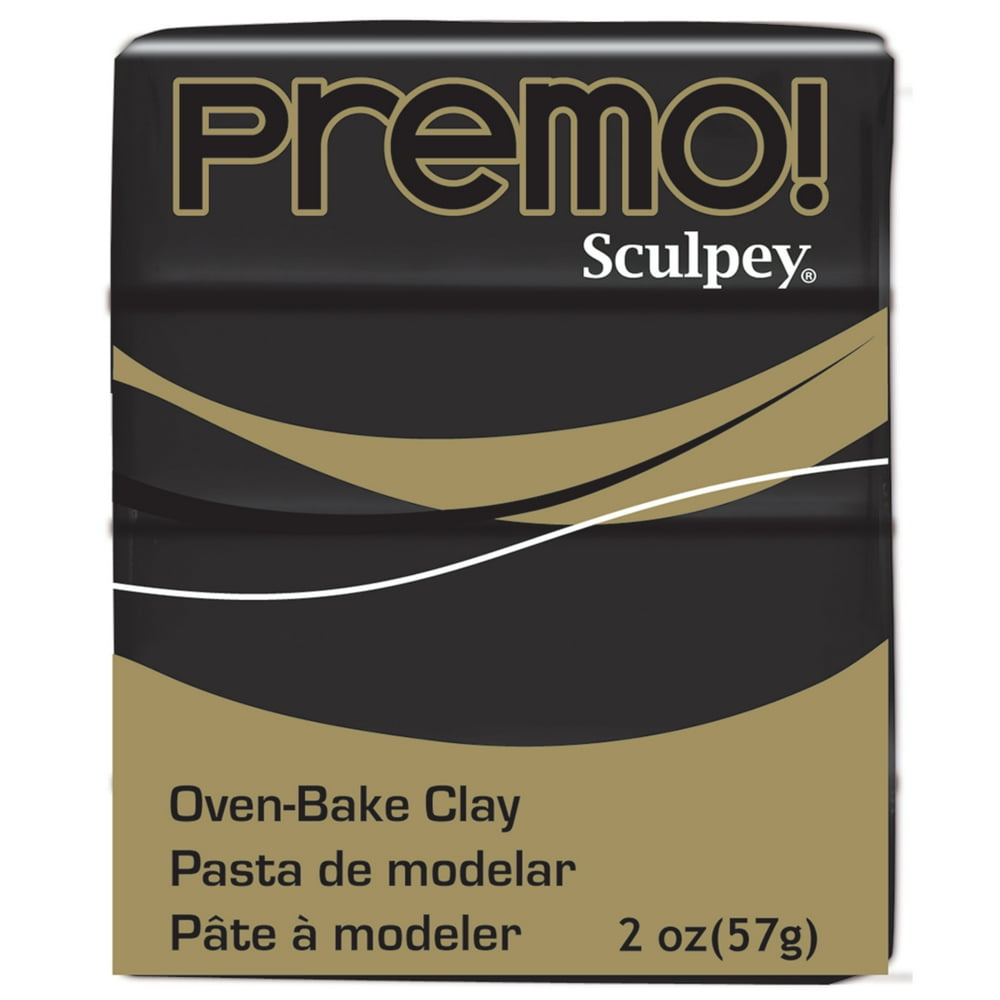 Premo! Sculpey Modeling Clay, 2 oz., Black