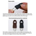 thumbnail image 3 of tredstone Bag Zipper Puller Detachable Clothes Zipper Slider Replacement Suitcase Zip Head, Black, Size 8, 5pcs, 3 of 8