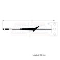 thumbnail image 2 of Cable Chicote Freno Delantero Compatible Con Chevrolet Spark 1.2L 2011 2012 2013 2014 2015 2016 2017 CAHSA Cable Chicote Acelerador, 2 of 6