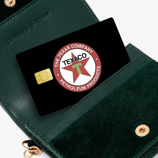 Foot Rug T-Texacos Doormat Logo Matte Film Cover Skin Sticker For Credit Card Bank Debit Bus Card