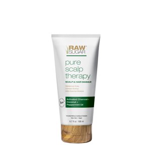 Raw Sugar Pure Scalp Therapy Mask, Charcoal & Peppermint