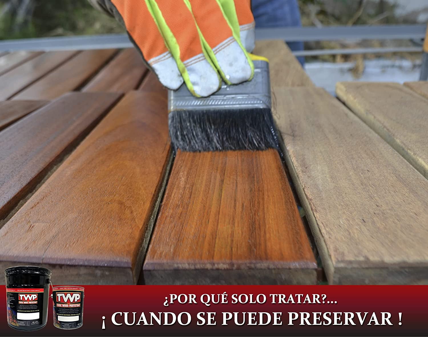 TWP Oil-Based Wood Protector,Cedartone, 1 gal