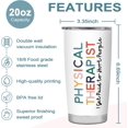 thumbnail image 2 of Physical Therapist Gifts Tumbler,Gifts for Physical Therapist Assistant,Gifts for PT On National Physical Therapy Month,Birthday Christmas Appreciation Gifts for Physical Therapist Coffee Tumbler 20oz, 2 of 6