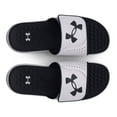 thumbnail image 5 of Under Armour Ignite Pro Men's Slide Sandals Color: Neon Yellow Black Size: 10, 5 of 5