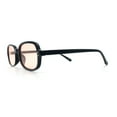 thumbnail image 6 of Womens Rectangular Snug Dad Fashion Thin Plastic Sunglasses Black - Beige, 6 of 8