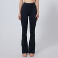 thumbnail image 7 of AherBiu Yoga Pants for Women Micro-Flare Leggings Stretchy Slim Fitted High Waisted Workout Athletic Legging, 7 of 7