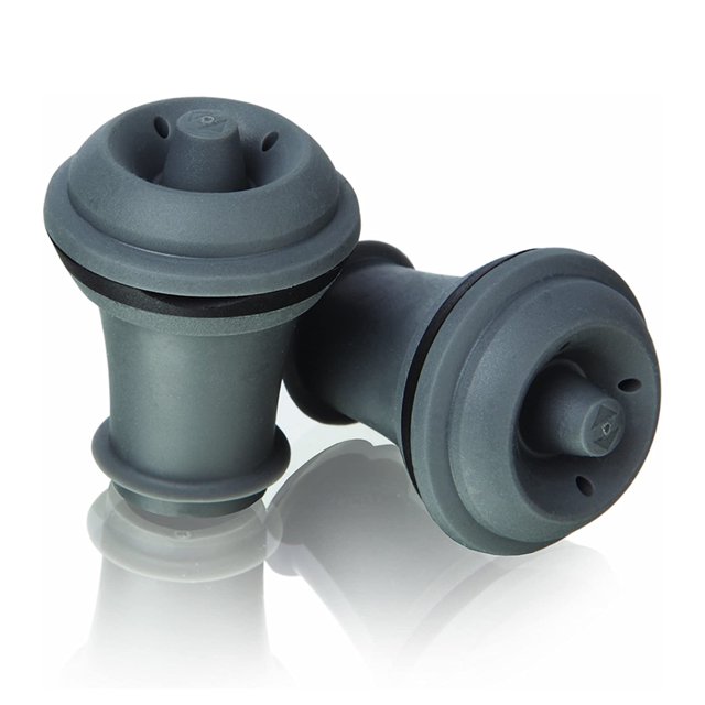 Juego de 6 piezas Wine Saver, Tapones de vacío, Tapón de vino, Sellador de botellas reutilizable Mantiene el tapón de la bomba de vacío Adepaton 2034233