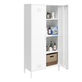 thumbnail image 4 of SystemBuild Evolution Mission District Tall 2 Door Locker Cabinet  in White, 4 of 17