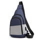 thumbnail image 1 of Tendencia de la moda bolso de pecho colgado al hombro-tela Oxford estudiantes ocio al aire libre pecho mochila pequeña azul, 1 of 5