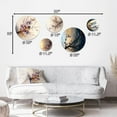 thumbnail image 4 of Designart "Pink and Plum Cherry Blossom Bough III" Tree Cherry Blossom Metal Wall Art Set of 5 Piece, 4 of 5