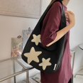 thumbnail image 1 of Bolsa De Hombro Bolso De Lona Para Mujer, De Gran Capacidad, A La Moda, Para Viajero, Bolso De Hombro (Negro) Sywqhk Para Estrenar, 1 of 5