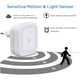 thumbnail image 2 of Luz nocturna LED con detector de movimiento Sensor de luz tenue Automático/encendido/conjunto Toma de corriente Luz Sensor PIR Luz direccional Luz blanca cálida Habitación de los niños Dormitorio, 2 of 8