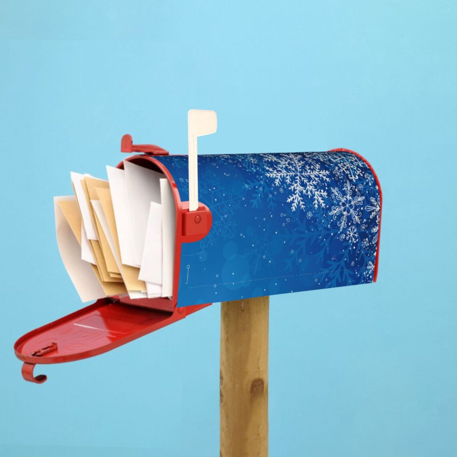 Kdxio Magnetic Mailbox Cover 21x18 in Mailbox Cover Outdoor Decoration Holiday Mailbox Covers for Home Garden Yard-21x18 in
