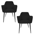 thumbnail image 1 of SET DE 2 SILLAS VELVET MODERNAS PARA COMEDOR MARCA GRAVITA, 1 of 7