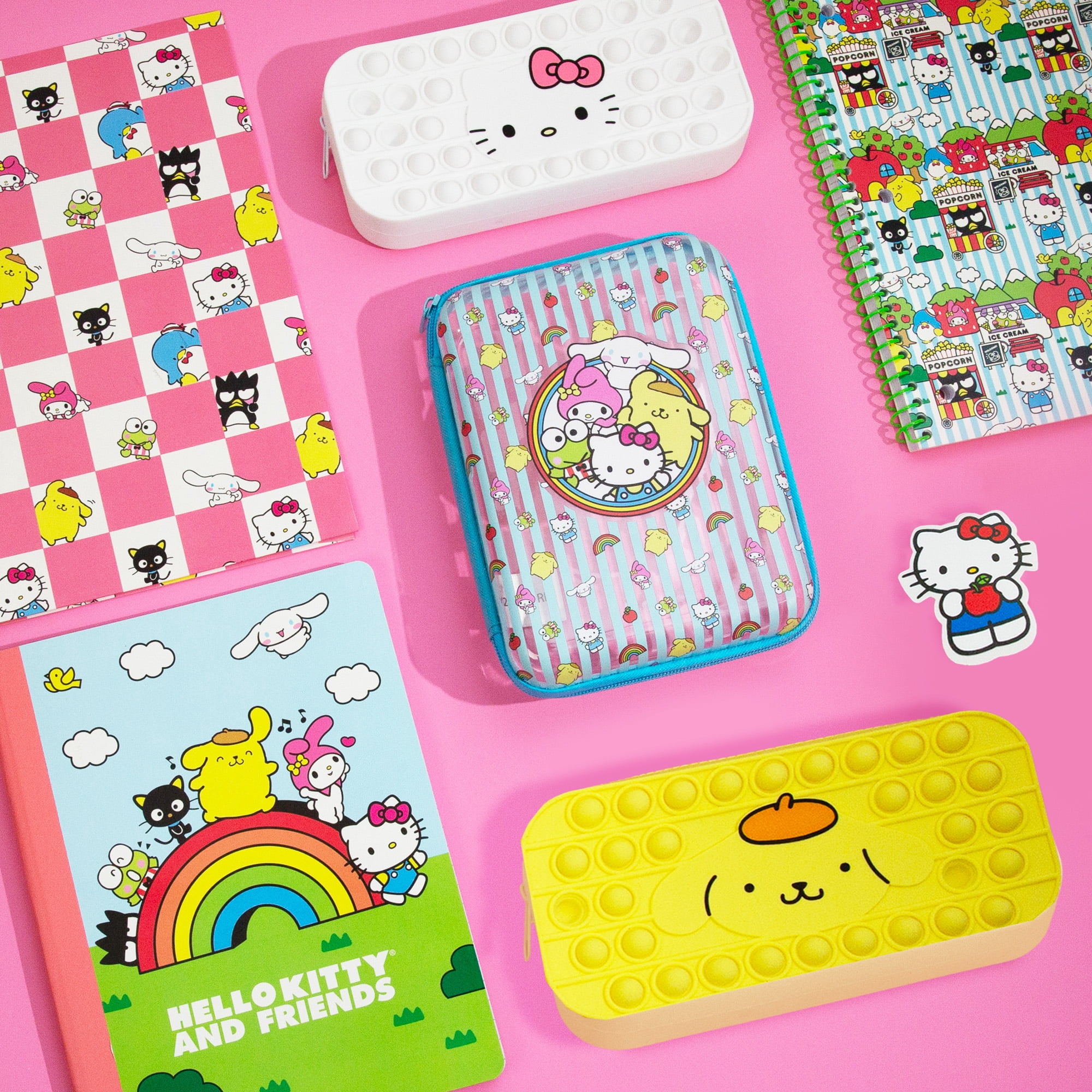 Hello Kitty® And Friends Pocket Folder Checkerboard Design With Interior Pockets