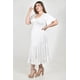 thumbnail image 2 of Vestido midi casual Roman Fashion /Tallas Extras, 4285 (Blanco) blanco 38, 2 of 6
