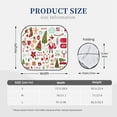 thumbnail image 3 of Gaeub Snowflakes Santa Claus Christmas Tree Foldable Auto Sun Blocker Visor, Sunshade for Car Front Window, Keeps Your Vehicle Cool - Large, 3 of 6