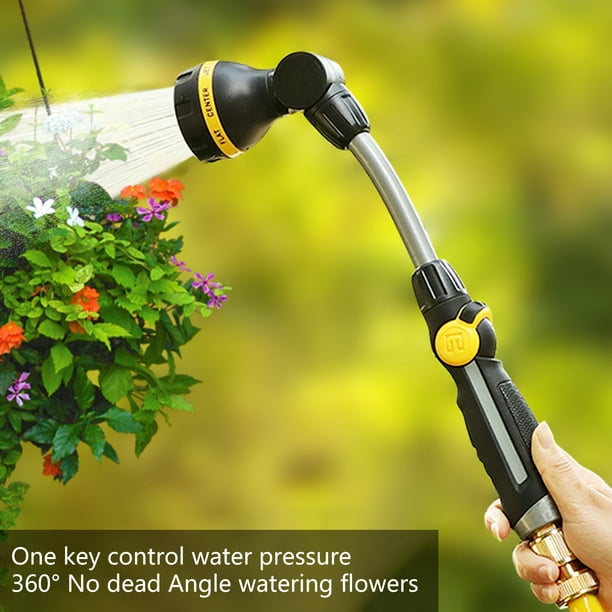 Bobasndm Watering Wand, 14 Inch Spray Wand with 8 Watering Patterns for