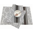 thumbnail image 3 of Silver Placemats Dining Table, Heat-Resistant Placemats Stain Resistant Anti-Skid Washable PVC Table Mats Woven Vinyl Placemat, Set of 6, 3 of 4
