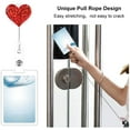 thumbnail image 4 of SagaSave Retractable Badge Holder Badge Clips ID Card Name Tags Keys Heart Shape 10 Color, 4 of 6