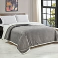 thumbnail image 2 of Plazatex Reversible & Comfortable Braided Oversized Sherpa Blanket, 2 of 2