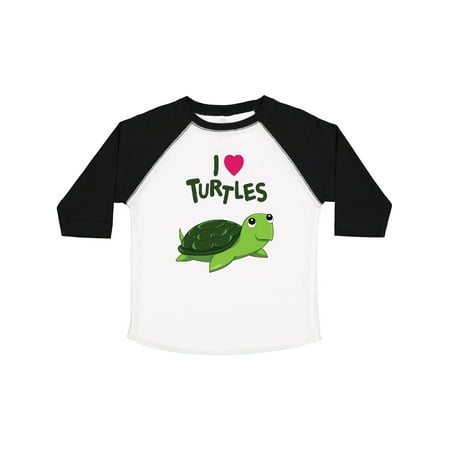 

Inktastic I Love Turtles Gift Toddler Boy or Toddler Girl T-Shirt