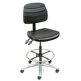 thumbnail image 3 of Global Industrial Deluxe 5 Way Adjustable Polyurethane Shop Stool, 3 of 4