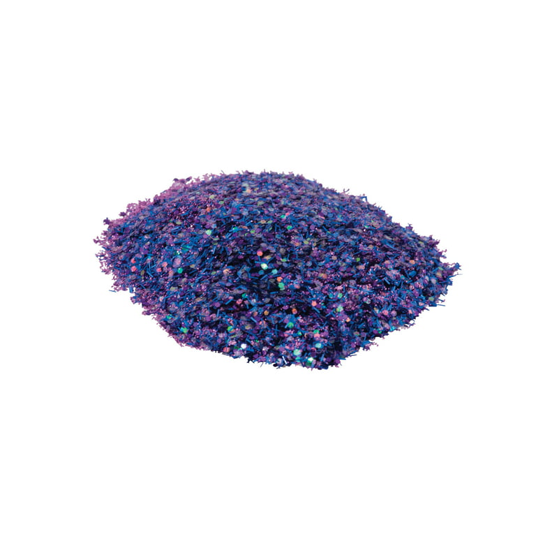 Sulyn Tinsel Glitter for Crafts, Purple and Blue, 2.5 oz 